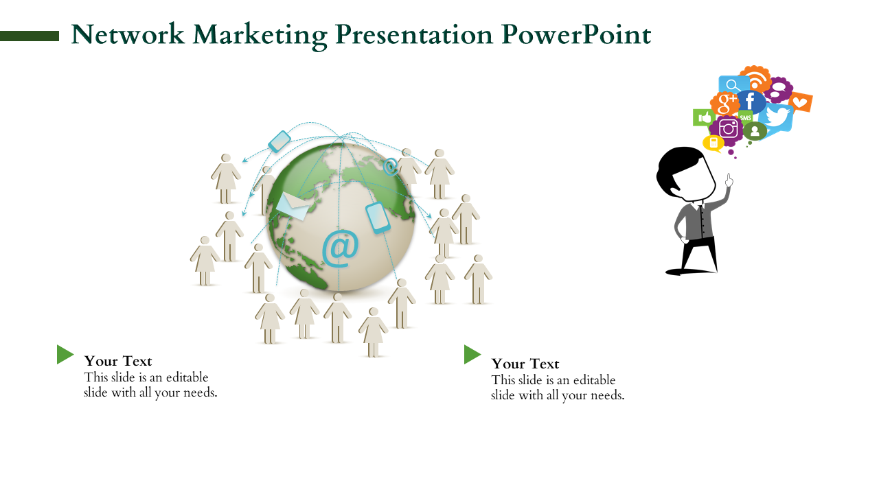 Attractive Network Marketing Presentation PowerPoint and Google slides